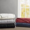 Reversible HeiQ Smart Temperature Down Alternative Blanket- Gray King