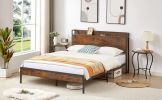 Simply Rustic Queen Platform Bed