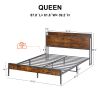 Simply Rustic Queen Platform Bed