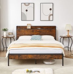 Simply Rustic Queen Platform Bed